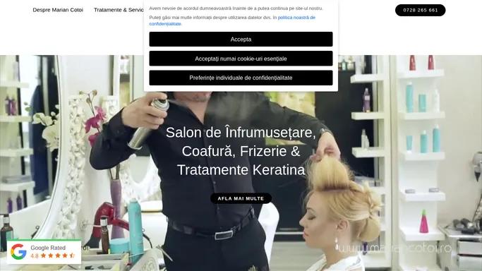 Saloanele Marian Cotoi - Coafura, Frizerie, Keratina si Balayage