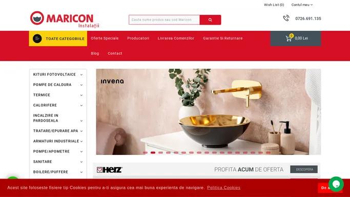 Maricon - magazin online Instalatii