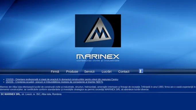 Marinex - firma de constructii din Alba Iulia