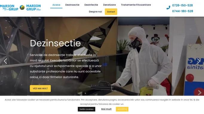 Dezinfectie Dezinsectie Deratizare - Marion Grup