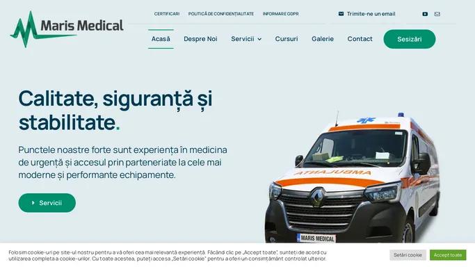 Maris Medical – Calitate, siguranta si stabilitate.