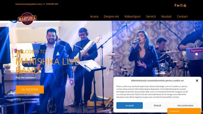 Trupa cover - Marishka Live Band Bucuresti - Formatie nunta