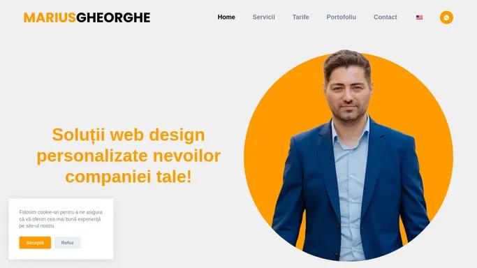 Marius Gheorghe | Freelancer Web Designer