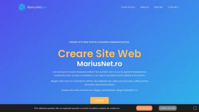 Creare Site Web Profesional - Pret excelent in Romania!