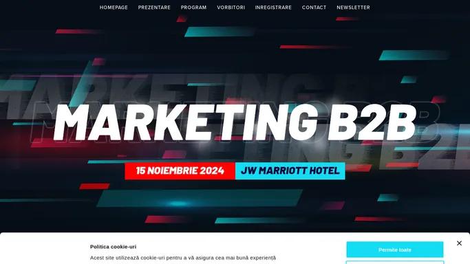 Marketing B2B - Homepage