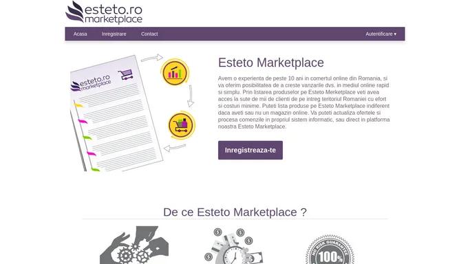 Esteto Marketplace - Esteto.ro