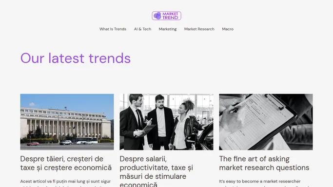 Market Trend - Business Thinking