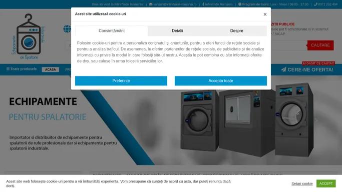 INFINITRADE - masini de spalat industriale, profesionale, uscatoare rufe