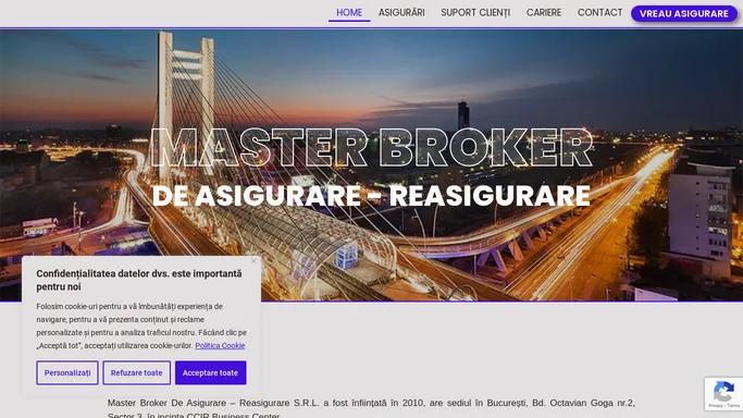 Master Broker De Asigurare - Reasigurare