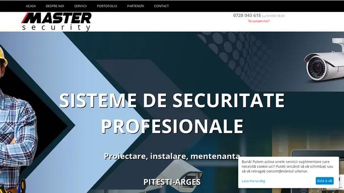 MasterSecurity - Securitate si automatizari | Pitesti Arges