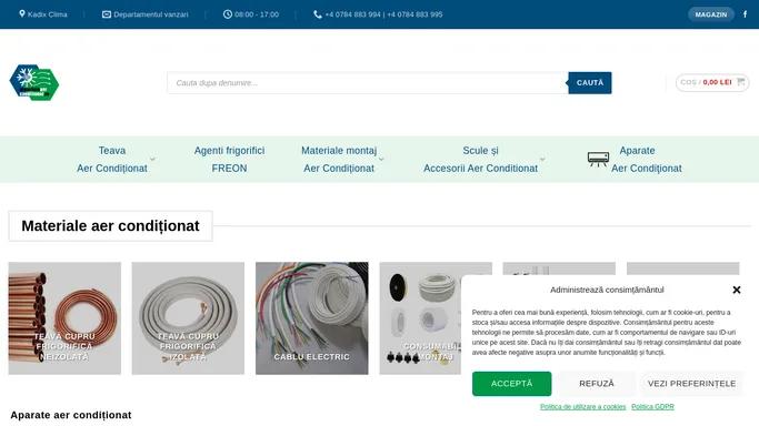 Materiale aer conditionat si aparate – Materiale si accesorii montaj aer conditionat