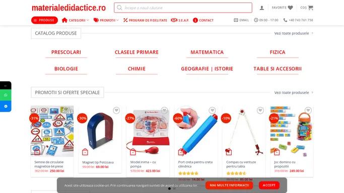 Materiale Didactice si Educationale de Laborator Scolar