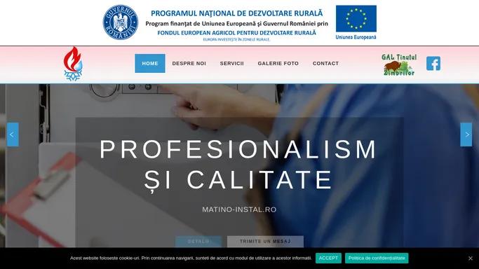 MATINOTEAM INSTAL | instalatii sanitare, de incalzire si de aer conditionat