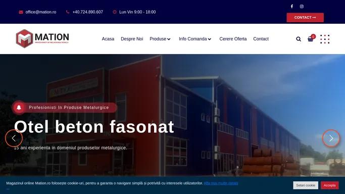 Mation – Profesinosti in prelucrarea fierului