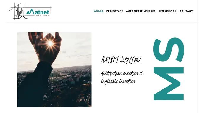 Matnet – Proiectam cladiri eficiente energetic, utilizand solutii tehnice sustenabile.