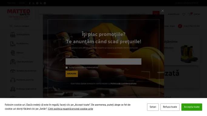 Matteo Safety - Echipamente de protectie | Matteo Safety