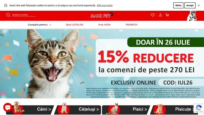 Maxi-Pet.ro - Magazin pentru animale