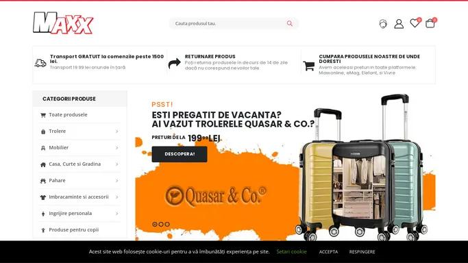 Maxxonline.ro by Quasar & Co. | Produse Quasar & Co. _ 100% calitate