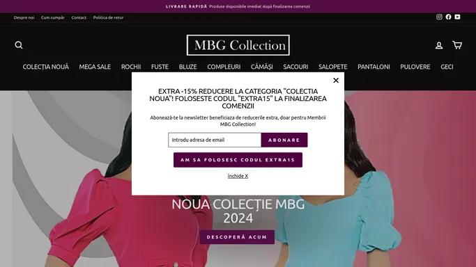 MBG Collection - Haine fabricate in Romania