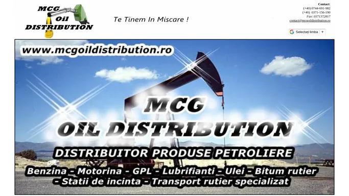 MCG OIL DISTRIBUTION Distribuitor bitum rutier, produse petroliere, statii de incinta si transport rutier specializat