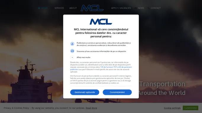 MCL International – We Synchronize Transportation Around the World