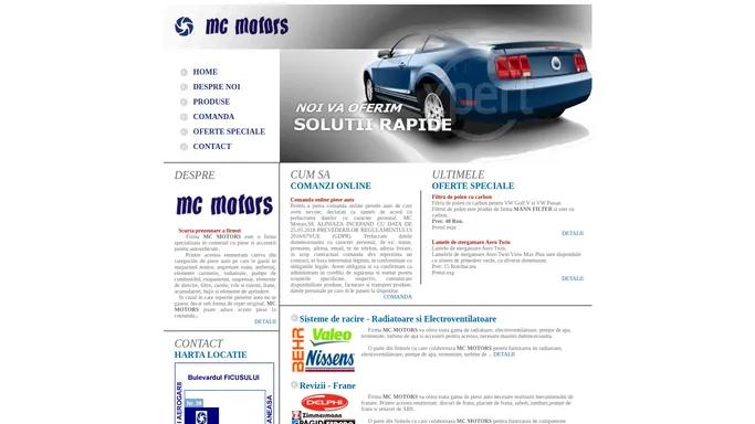 MCMotors, Magazin piese auto si accesorii,Curele de distributie,Placute de frana,Role intinzatoare,Radiatoare auto,Kit de distributie logan