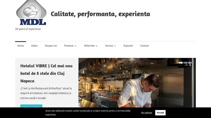 Calitate, performanta, experienta – 20 years of experience