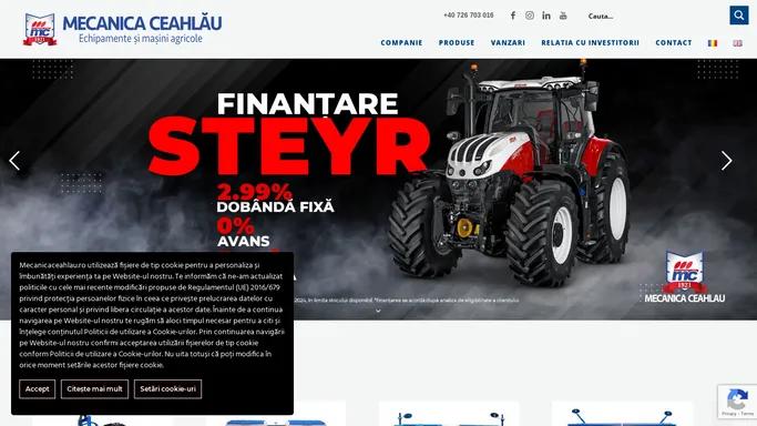 Mecanica Ceahlau – "Solutii complete pentru o agricultura eficienta."