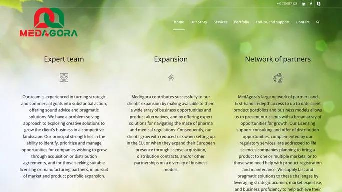 Med Agora – MedAgora is a solution provider for pharma and medical device companies