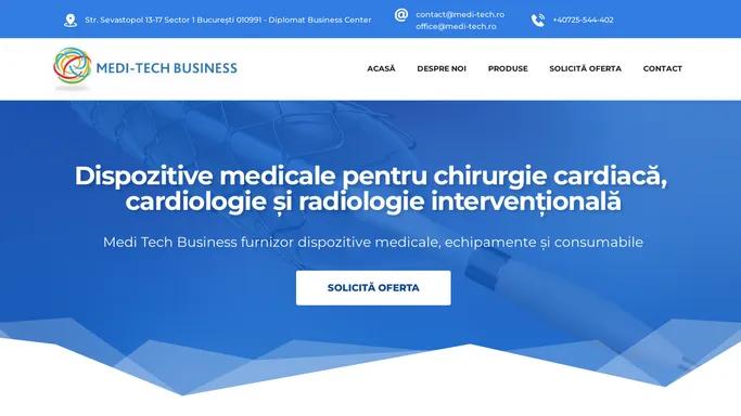 Medi Tech Business - Furnizor dispozitive medicale