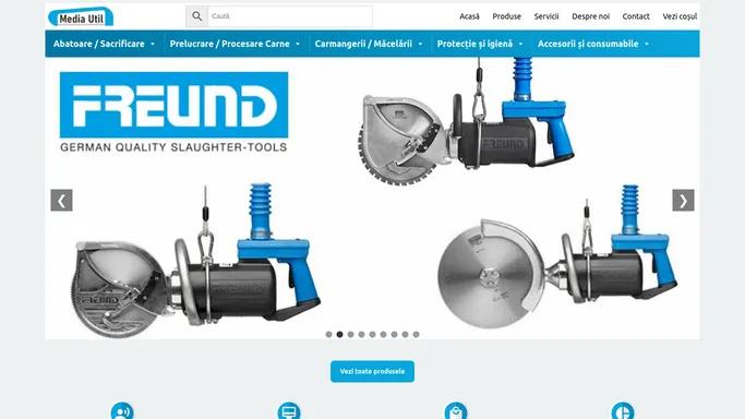 Media Util – Echipamente de productie si procesare alimente