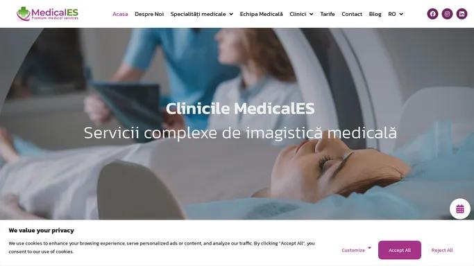 Servicii complexe de imagistica medicala - MedicalES