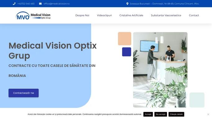 Medical Vision Optix Grup – Produse si servicii medicale