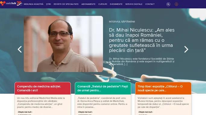 MedicHub - In ritm cu lumea medicala