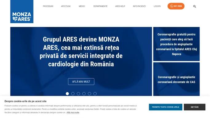 Centrele MONZA ARES | Inovatie in cardiologie