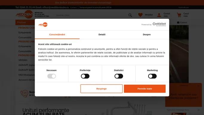 Echipamente si produse stomatologice!Impreuna de peste 20 ani! - Medident Exim