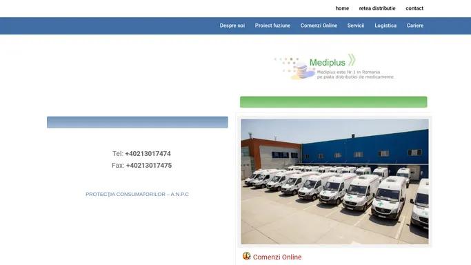 Mediplus – nr. 1 in Romania pe piata distributiei de medicamente