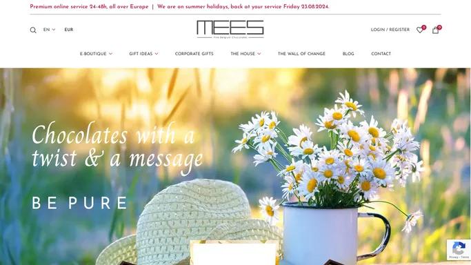 Mees Chocolates - Fine Belgian Chocolates Since 1994