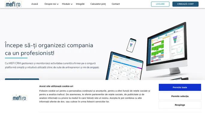 Soft CRM MEFI - managementul relatiilor cu clientii