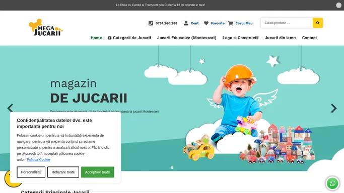 Mega-Jucarii.ro - Jucarii din Lemn; Jucarii Montessori - Magazin Jucarii