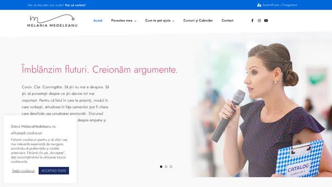 Melania Medeleanu - Imblanzim fluturi. Creionam argumente.