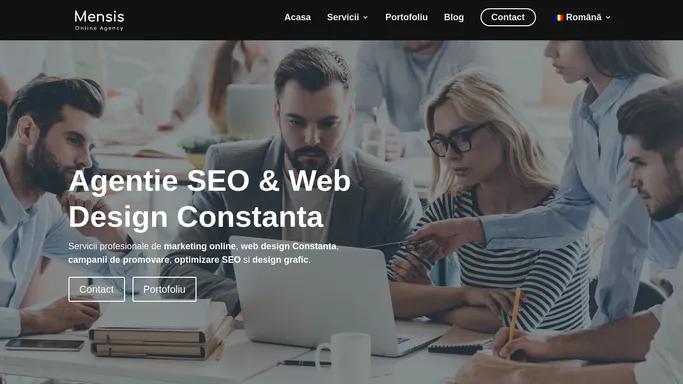 Web Design Constanta - Mensis.ro