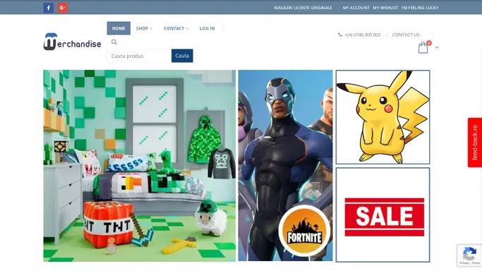 Home - Magazin produse originale Minecraft, Fortnite, Pokemon