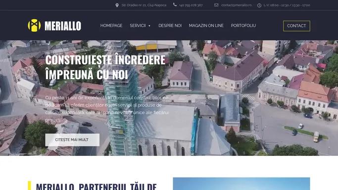 Meriallo | Partenerul tau de incredere in industria constructiilor