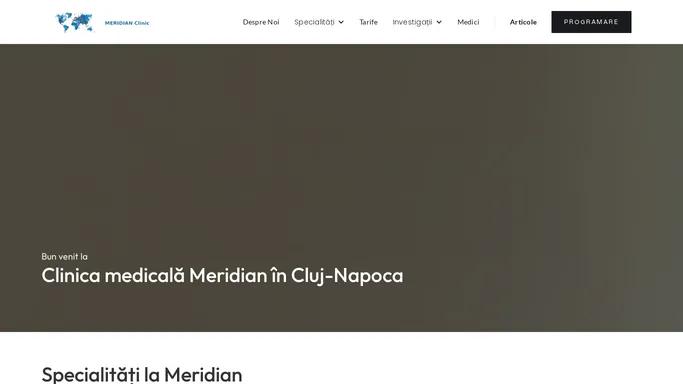 Clinica Medicala Cluj Napoca | Clinica Meridian