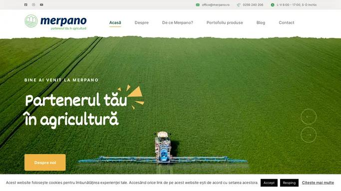 Distributie de inputuri agricole « merpano - partenerul tau in agricultura ~