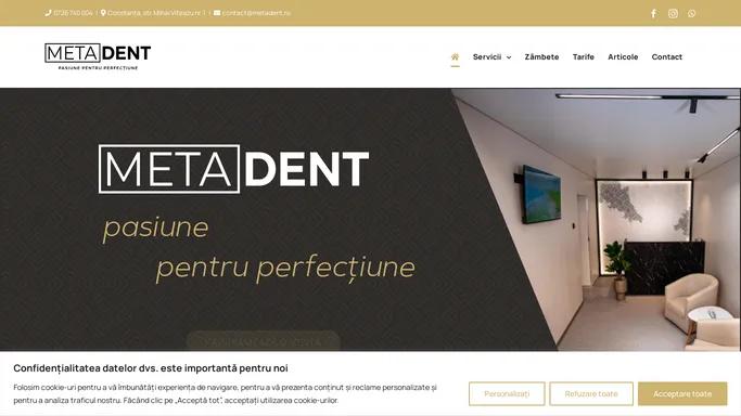 METADENT - Stomatologie Constanta - Servicii dentare in rate