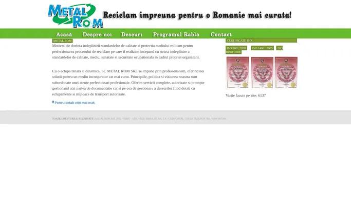 Programul Rabla 2012 Deseuri Metalice Sibiu