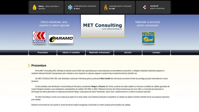 MET Consulting - uleiuri auto, uleiuri speciale, uleiuri industriale, vaseline, materiale pentru vulcanizare la rece si cald, accesorii pentru vulcanizare