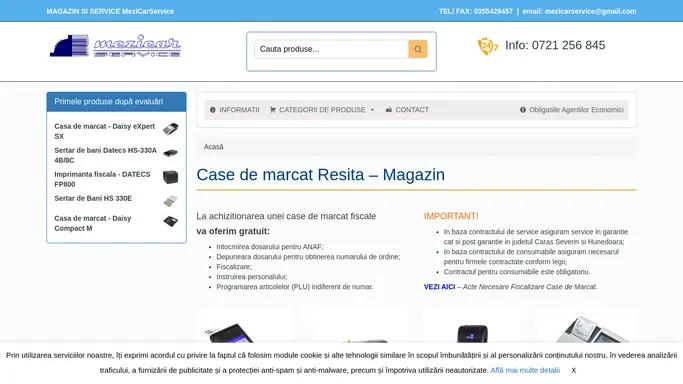 Case de marcat Resita, distribuire si service profesional